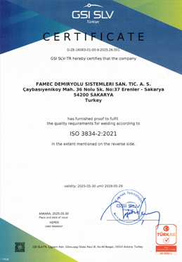 FAMEC Railway Systems Ind. and Trade Co. 