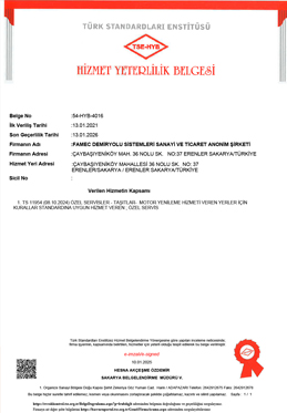 FAMEC Demiryolu Sistemleri San. ve Tic. A.Ş.